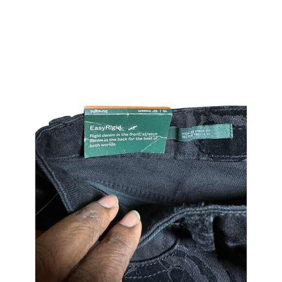 Wild Fable Womens High-Rise Straight Jeans Floral Print Size 10 / 32" Inseam - Picture 4 of 11